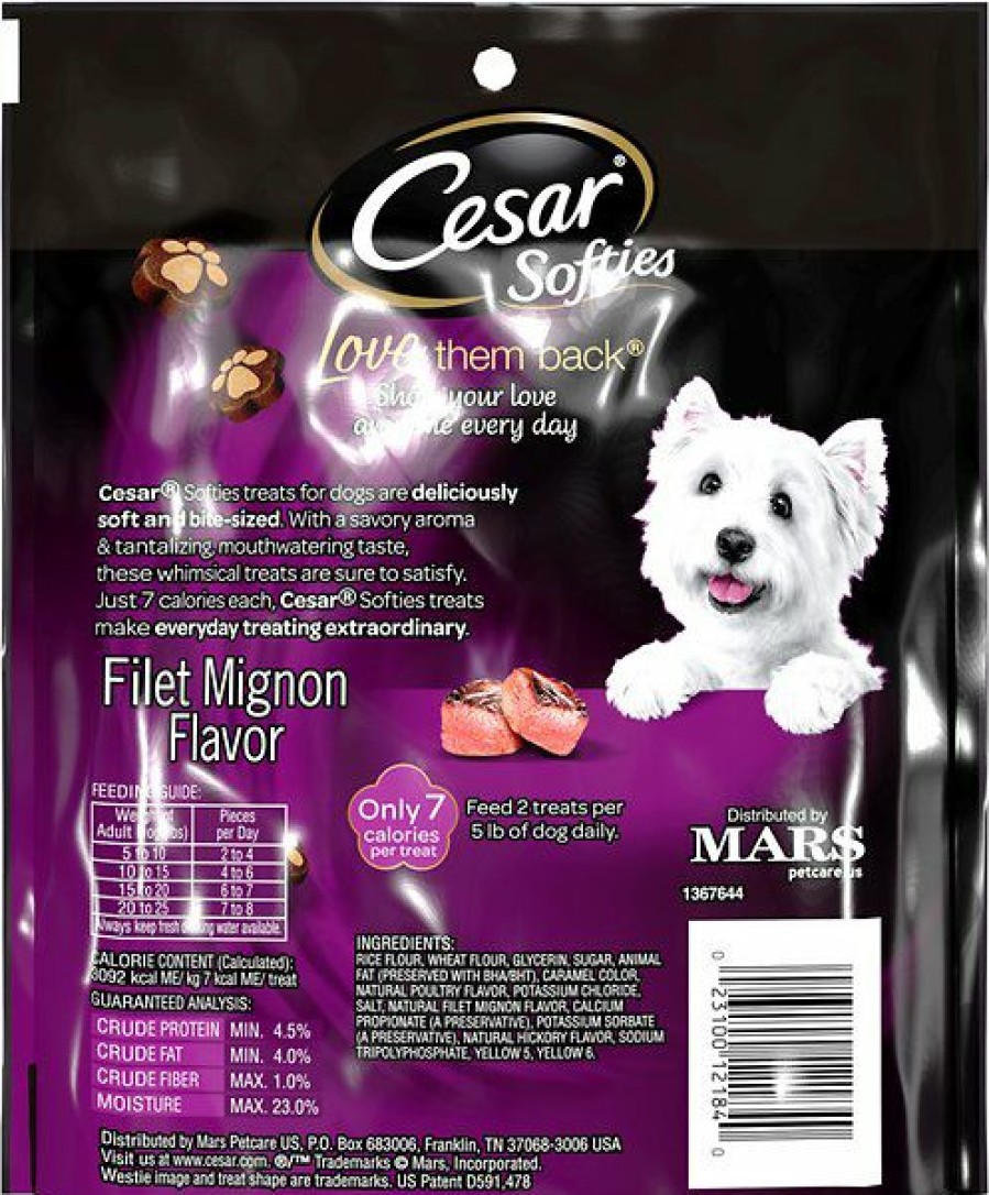 Soft & Chewy Treats * | Cesar Softies Filet Mignon Dog Treats Sale