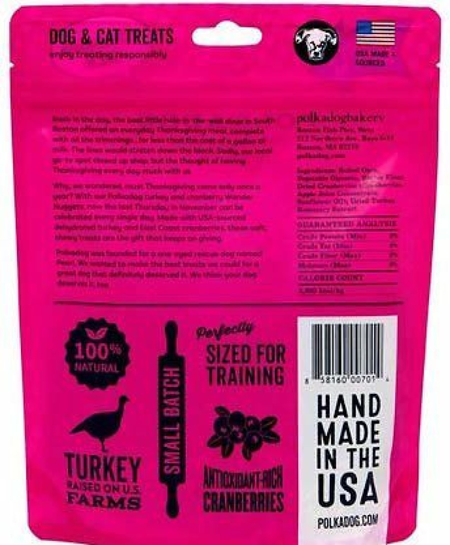 Soft & Chewy Treats * | Polkadog Wonder Nuggets Turkey & Cranberry Flavor Soft & Chewy Dog Treats, 12-Oz Bag Outlet