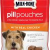 Soft & Chewy Treats * | Milk-Bone Pill Pouches With Real Chicken Dog Treats Online