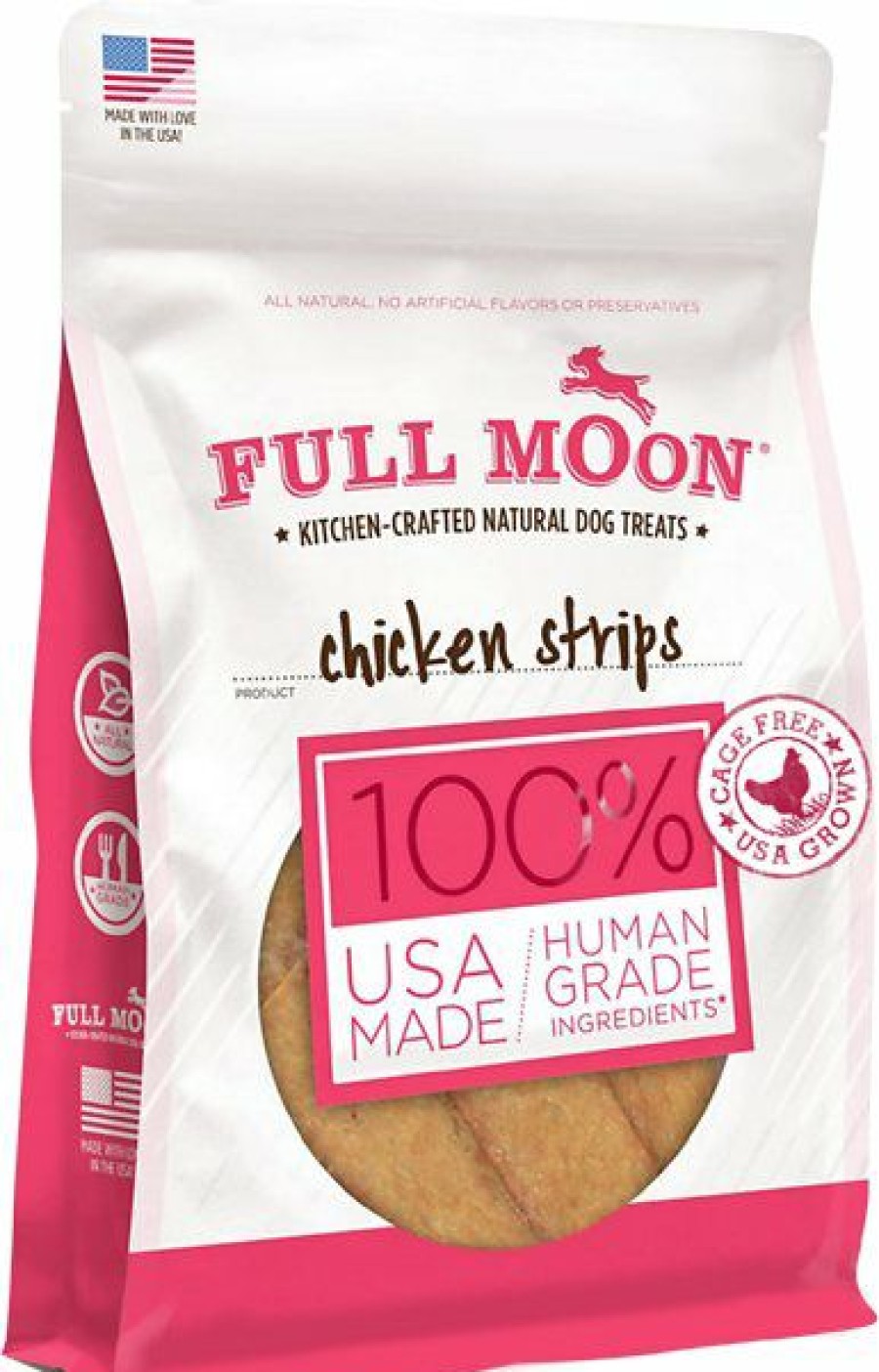 Soft & Chewy Treats * | Full Moon Chicken Strips Grain-Free Dog Treats Outlet