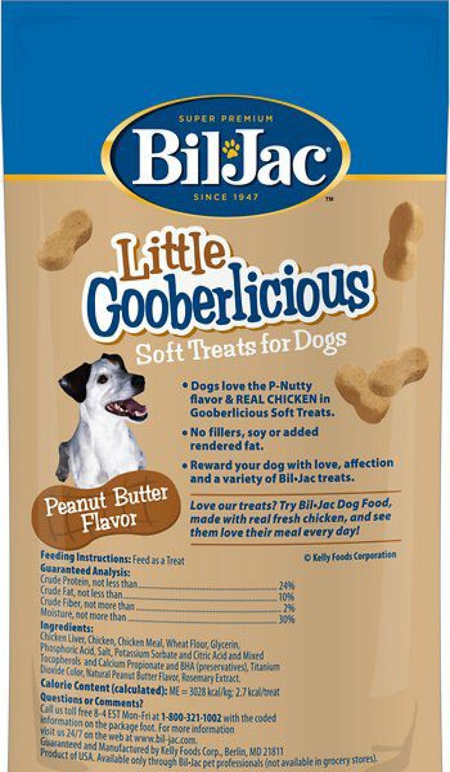 Soft & Chewy Treats * | Bil-Jac Little Gooberlicious Peanut Butter Flavor Soft Dog Treats, 4-Oz Bag Clearance