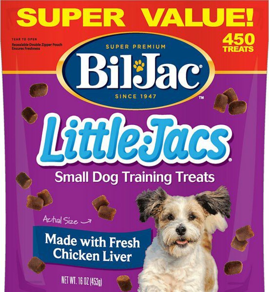 Soft & Chewy Treats * | Bil-Jac Little-Jacs Small Dog Chicken Liver Training Dog Treats Online