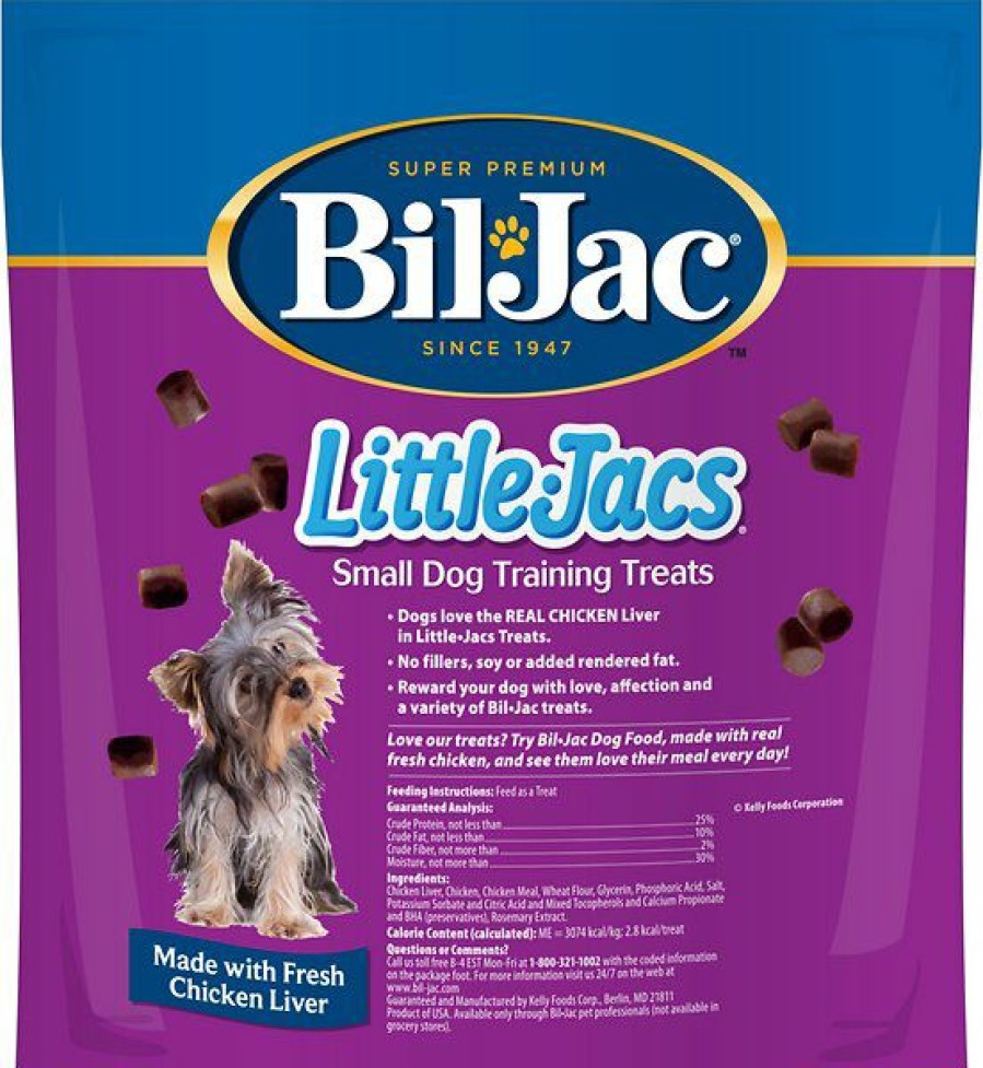 Soft & Chewy Treats * | Bil-Jac Little-Jacs Small Dog Chicken Liver Training Dog Treats Online