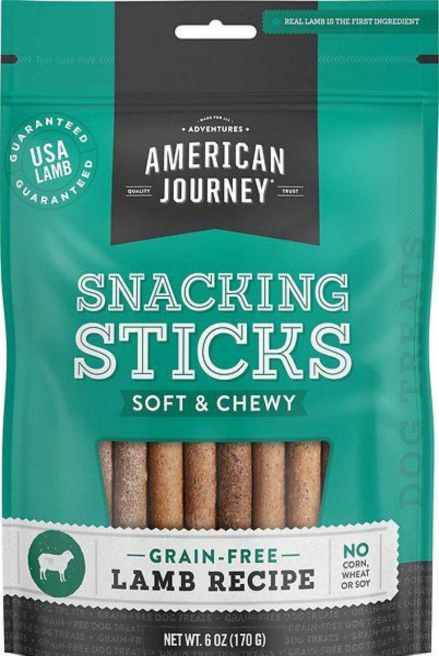 Soft & Chewy Treats * | Bundle: American Journey Lamb Recipe Grain-Free Soft & Chewy Snacking Sticks Dog Treats, 6-Oz Bag + American Journey Beef Recipe Grain-Free Soft & Chewy Snacking Sticks Dog Treats, 6-Oz Bag Outlet