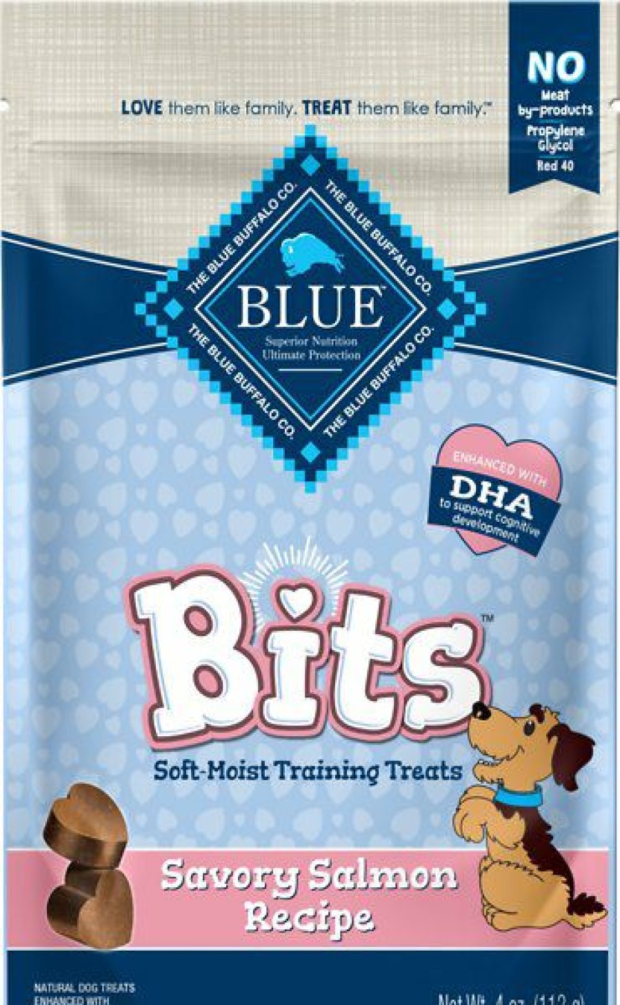 Soft & Chewy Treats * | Blue Buffalo Blue Bits Savory Salmon Recipe Soft-Moist Training Dog Treats, 4-Oz Bag Outlet