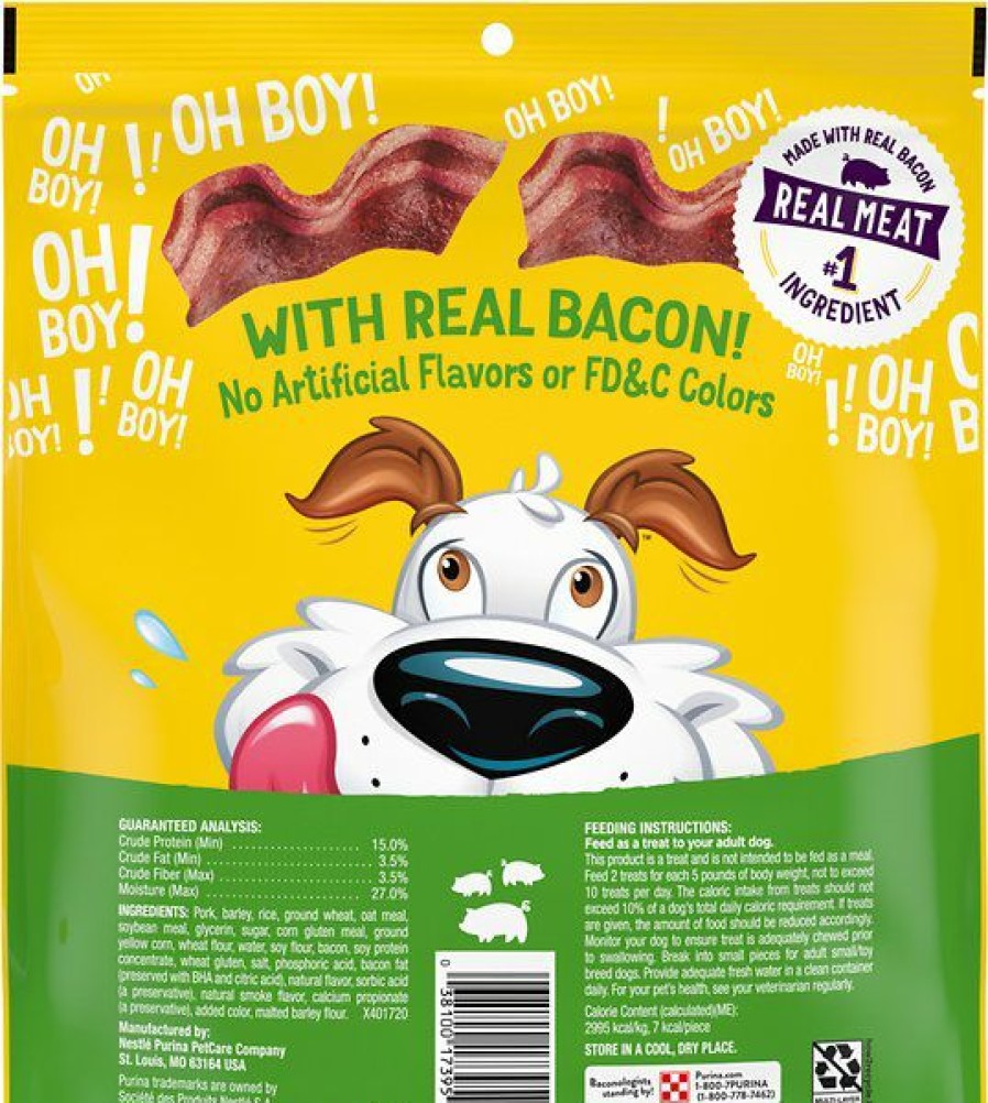 Soft & Chewy Treats * | Beggin' Real Meat Fun Size Bacon Flavor Small Dog Treats, 25-Oz Bag Discount