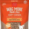 Soft & Chewy Treats * | Cloud Star Wag More Bark Less Soft Chews With Peanut Butter & Apples Grain-Free Dog Treats, 5-Oz Bag Discount