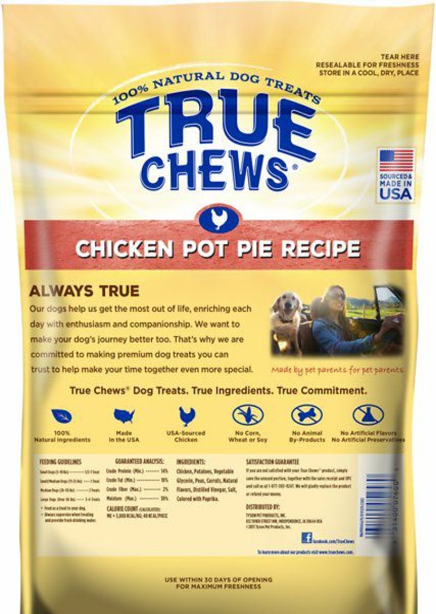 Soft & Chewy Treats * | True Chews Premium Chicken Pot Pie Recipe Dog Treats, 12-Oz Bag Online