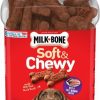 Soft & Chewy Treats * | Milk-Bone Soft & Chewy Beef & Filet Mignon Recipe Dog Treats Sale