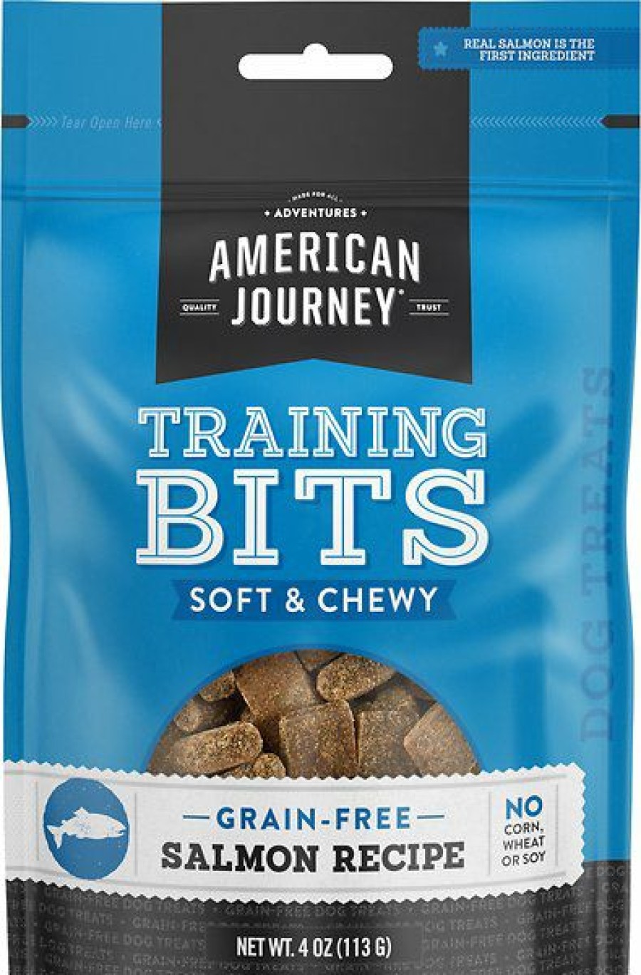 Soft & Chewy Treats * | American Journey Salmon Recipe Grain-Free Soft & Chewy Training Bits Dog Treats Online