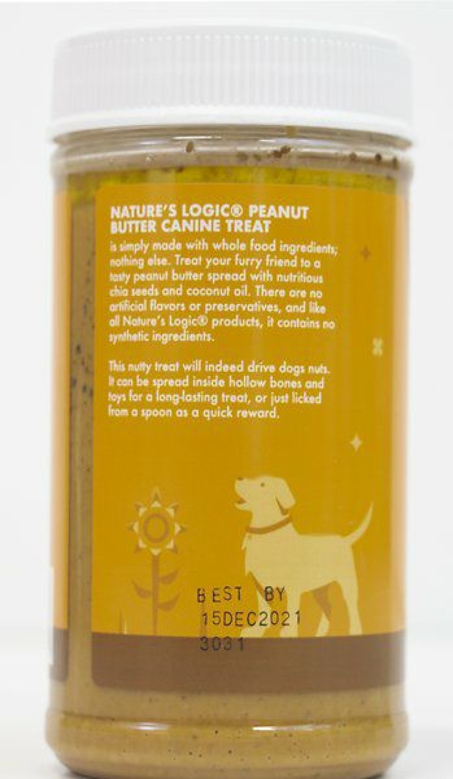 Soft & Chewy Treats * | Nature'S Logic Canine Peanut Butter Spread Dog Treat, 12-Oz Jar Online