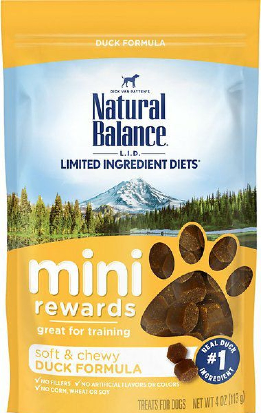 Soft & Chewy Treats * | Natural Balance Limited Ingredient Diets Mini-Rewards Duck Formula Dog Treats, 4-Oz Bag Clearance