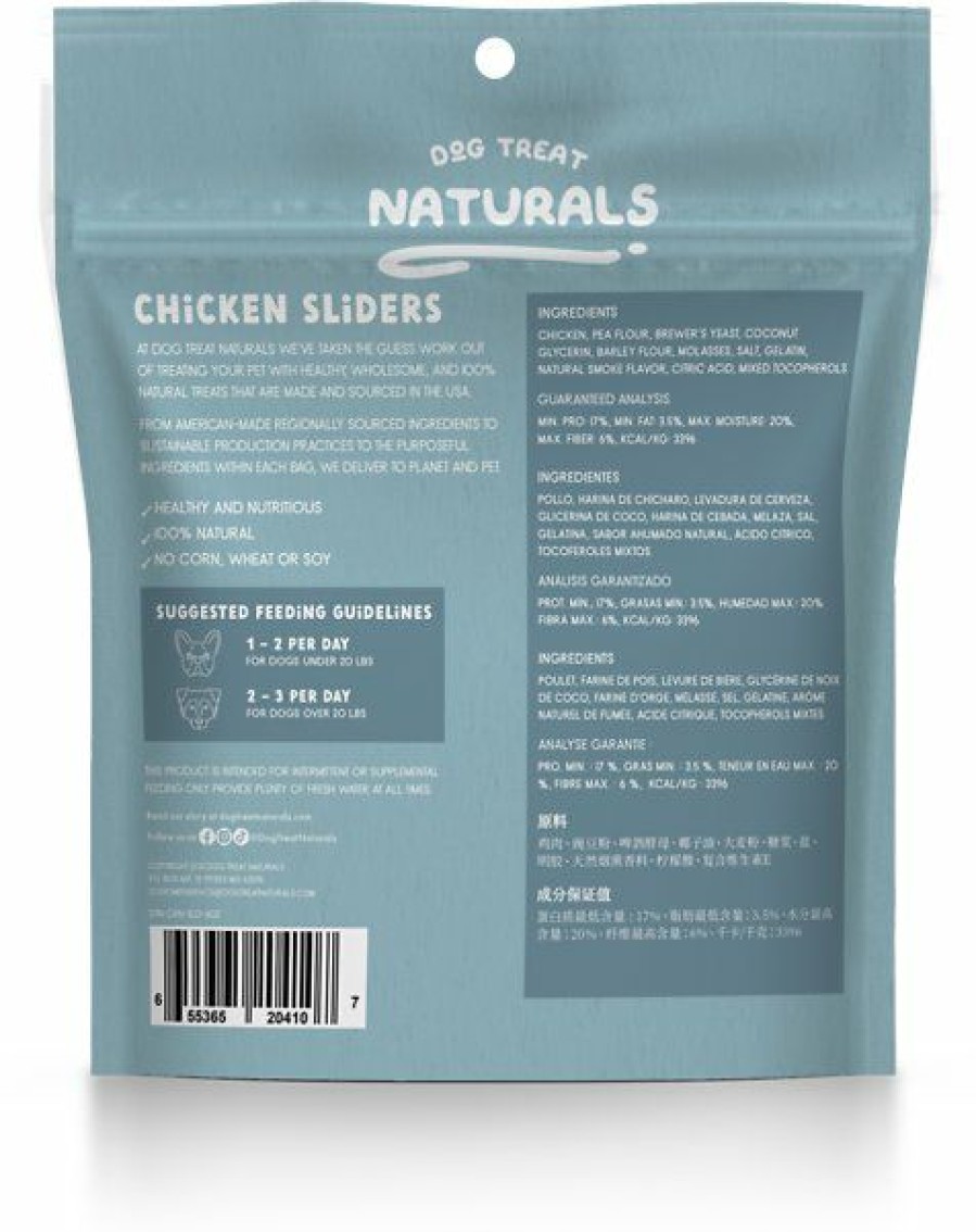 Soft & Chewy Treats * | Dog Treat Naturals Chicken Sliders Fresh All Stages Natural Chew Dog Treats, 6-Oz Bag Sale