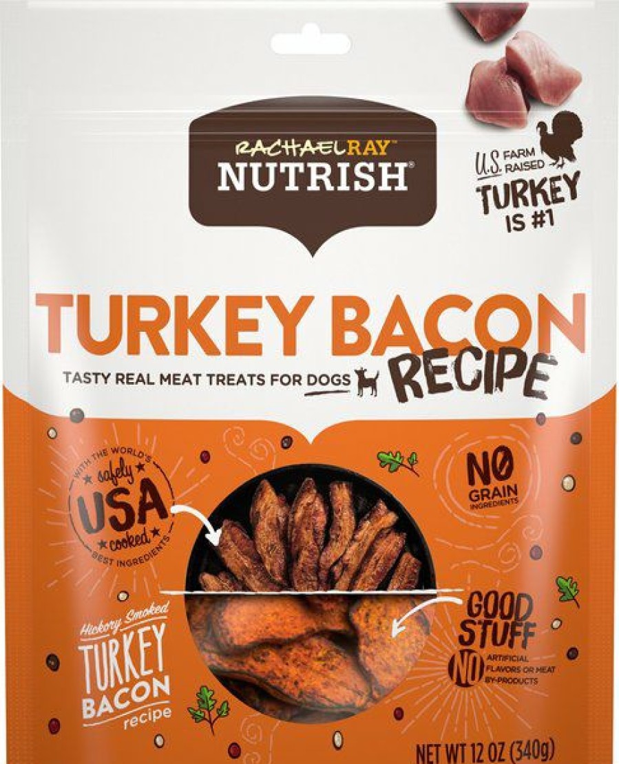 Soft & Chewy Treats * | Rachael Ray Nutrish Turkey Bites Hickory Smoke Bacon Recipe Grain-Free Dog Treats Discount