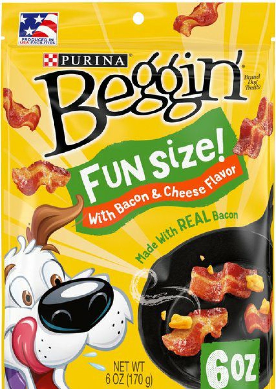 Soft & Chewy Treats * | Beggin' Littles Bacon & Cheese Flavors Dog Treats, 6-Oz Bag Online