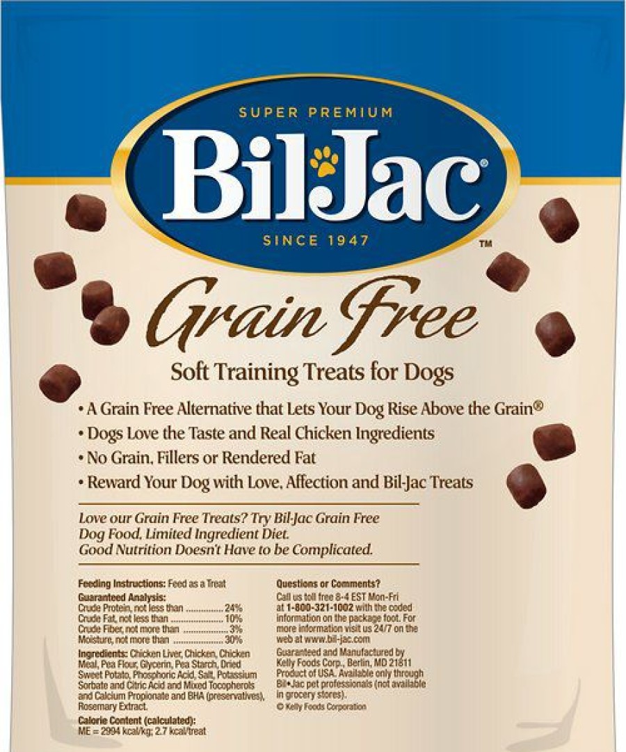 Soft & Chewy Treats * | Bil-Jac Chicken & Sweet Potato Grain-Free Training Dog Treats, 10-Oz Bag Sale