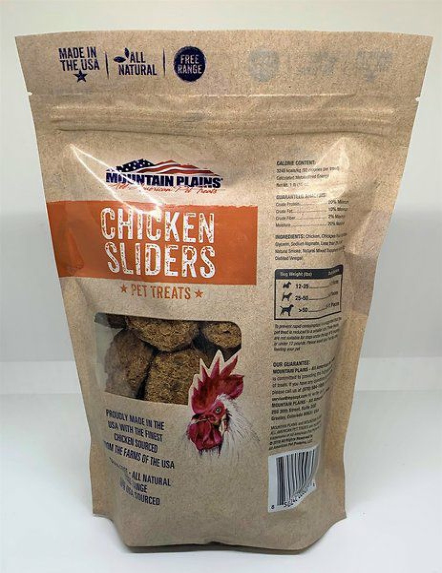 Soft & Chewy Treats * | Mountain Plains All American Pet Treats Chicken Sliders Grain-Free Free Range Dog Treats, 1-Lb Bag Online