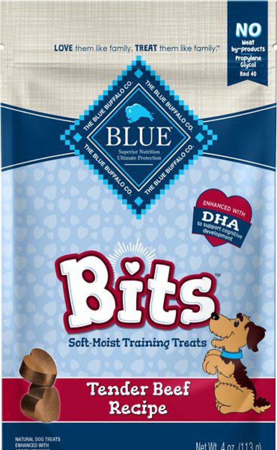 Soft & Chewy Treats * | Blue Buffalo Blue Bits Tender Beef Recipe Soft-Moist Training Dog Treats Discount