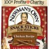 Soft & Chewy Treats * | Newman'S Own Snack Sticks Chicken Recipe Grain-Free Dog Treats Online