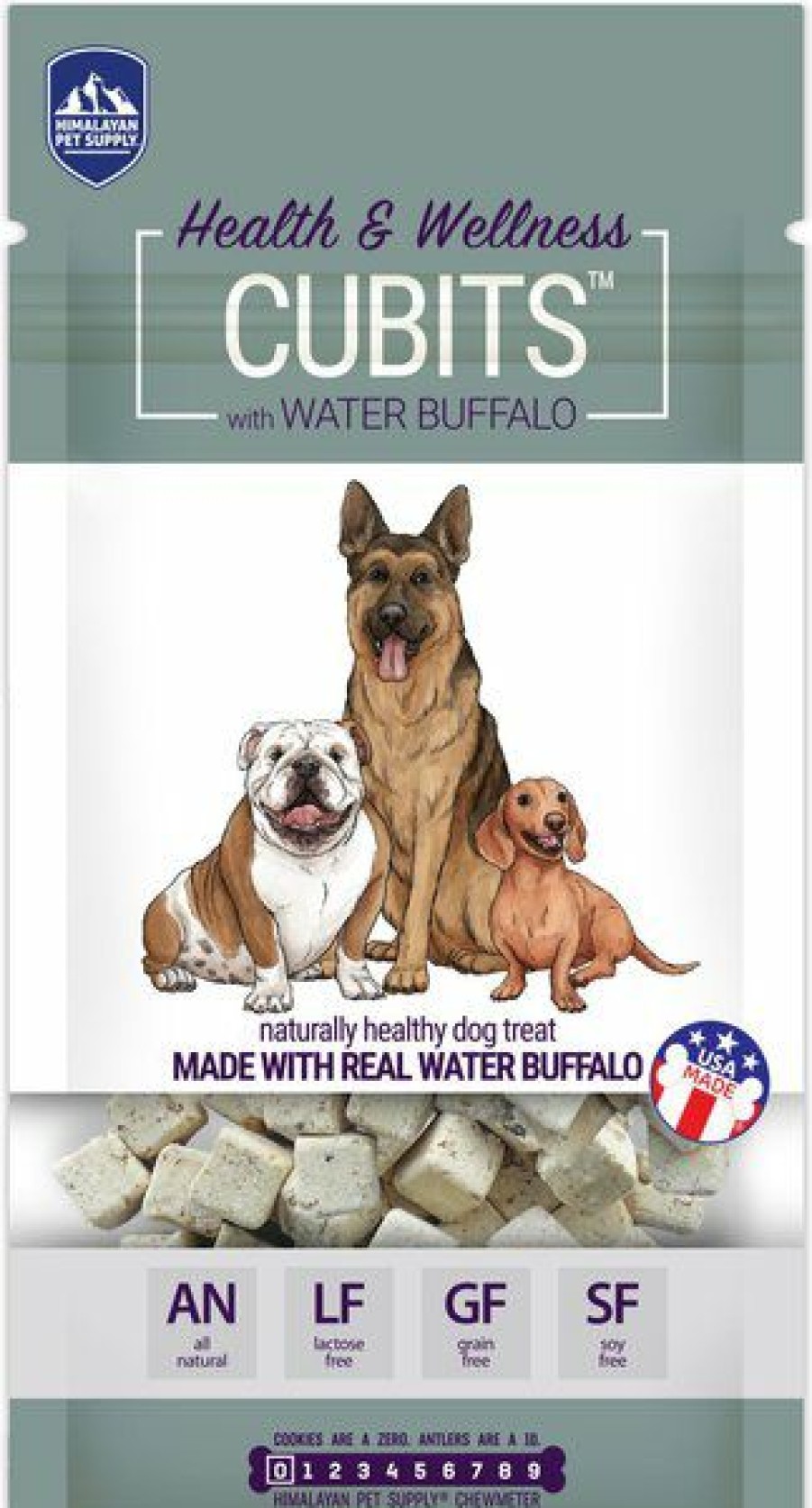 Soft & Chewy Treats * | Himalayan Pet Supply Cubits Water Buffalo Dog Treats, 3.5-Oz Bag Outlet