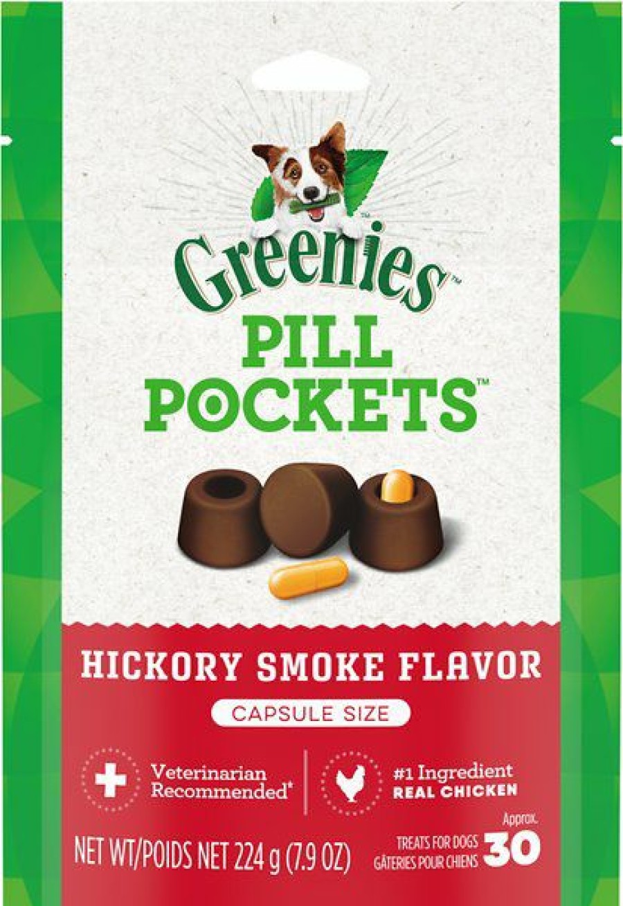 Soft & Chewy Treats * | Greenies Pill Pockets Canine Hickory Smoke Flavor Dog Treats Discount