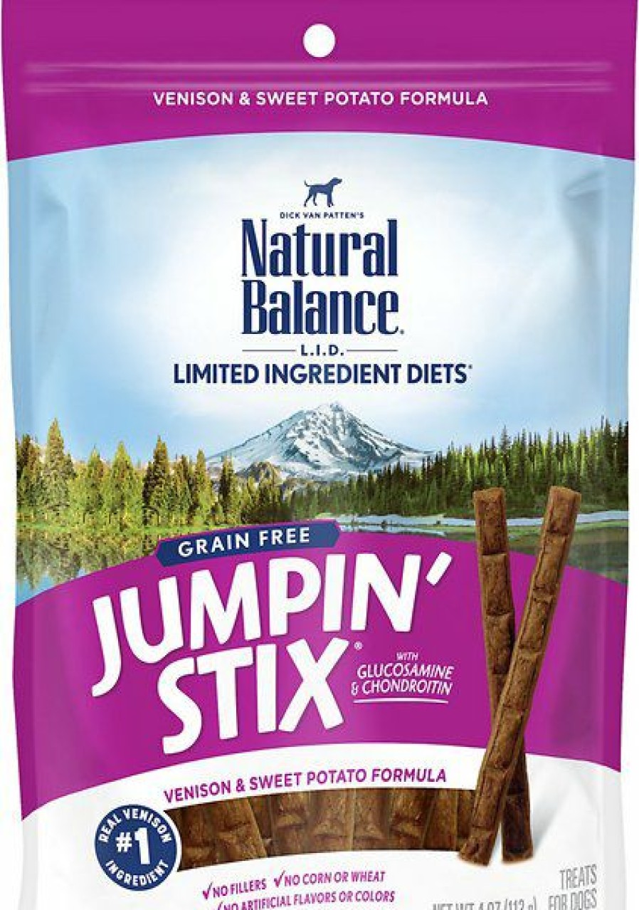 Soft & Chewy Treats * | Natural Balance Limited Ingredient Diets Jumpin' Stix Venison & Sweet Potato Formula Dog Treats Discount