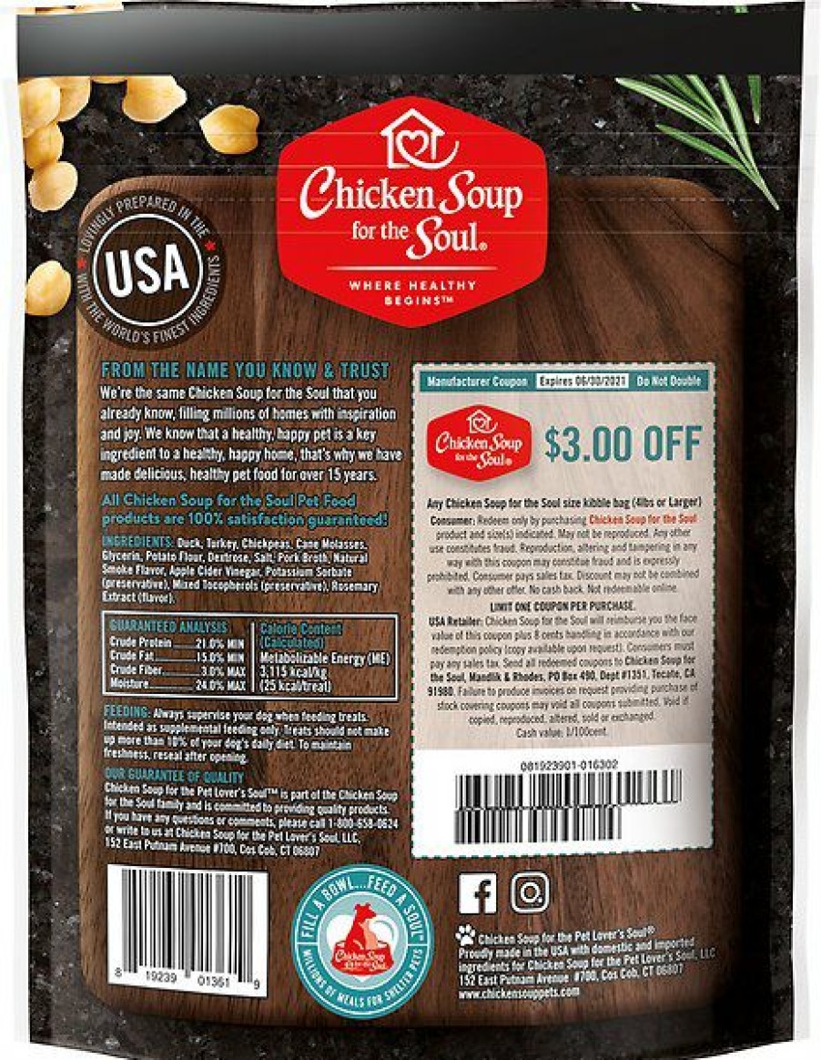 Soft & Chewy Treats * | Chicken Soup For The Soul Savory Sticks Real Duck Grain-Free Dog Treats, 4.5-Oz Bag Outlet