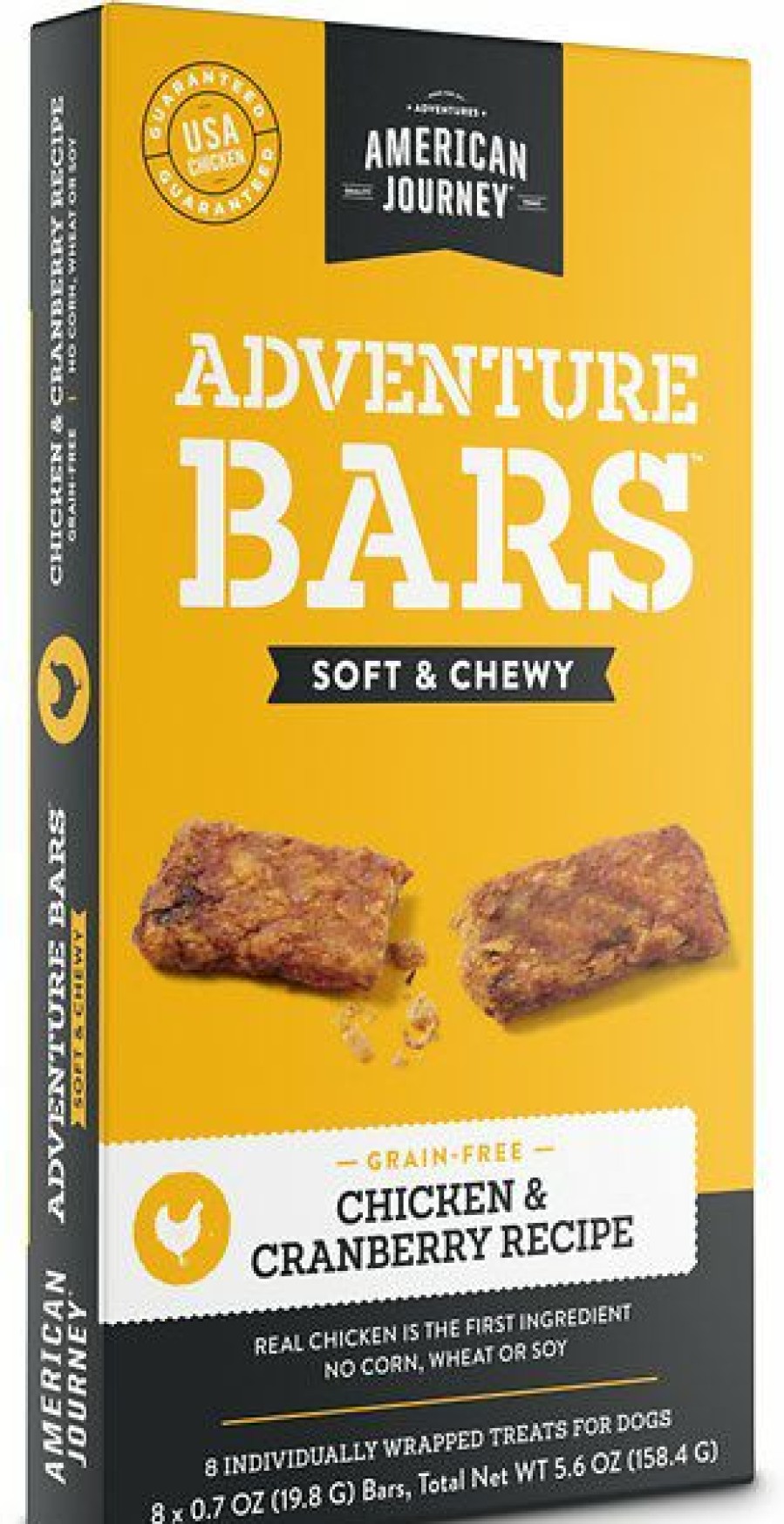 Soft & Chewy Treats * | American Journey Adventure Bars Chicken & Cranberry Recipe Grain-Free Soft & Chewy Dog Treats, 8 Count Online