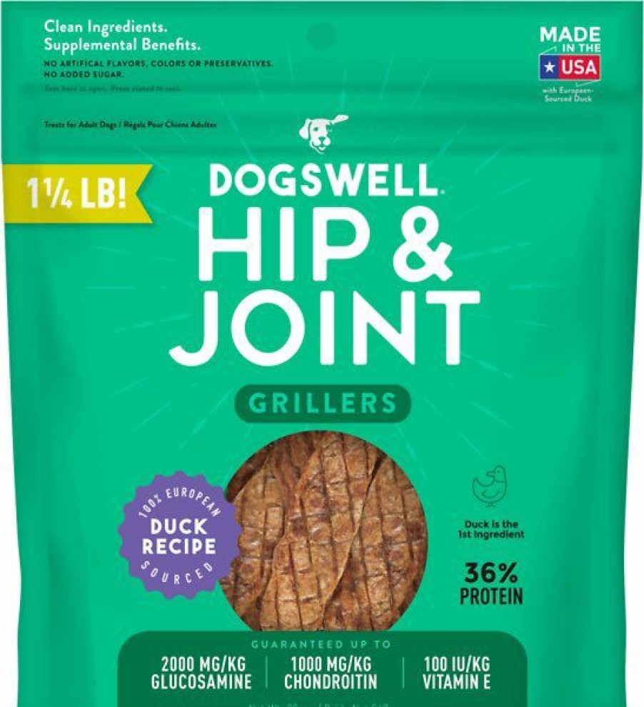 Soft & Chewy Treats * | Dogswell Grillers Hip & Joint Duck Recipe Grain-Free Dog Treats Sale