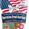 Soft & Chewy Treats * | The Lazy Dog Cookie Co. Operation Drool Overload Blueberry & Peanut Butter Dog Treats, 5-Oz Bag Clearance