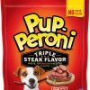 Soft & Chewy Treats * | Pup-Peroni Triple Steak Flavor Dog Treats, 22.5-Oz Bag Clearance