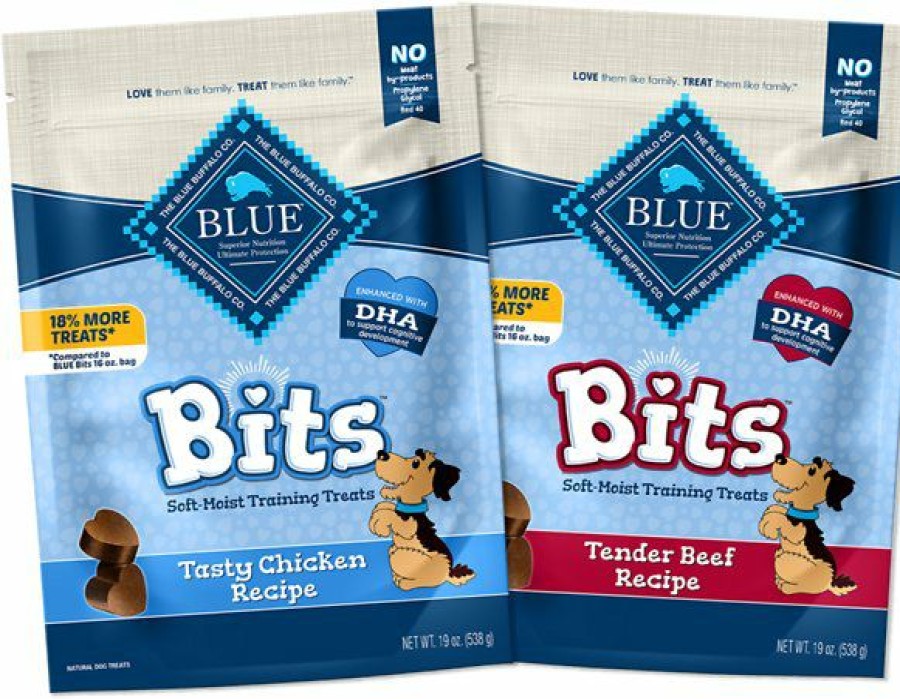 Soft & Chewy Treats * | Blue Buffalo Blue Bits Tender Beef & Tasty Chicken Recipe Training Dog Treats, 19-Oz Bag, 2 Count Outlet