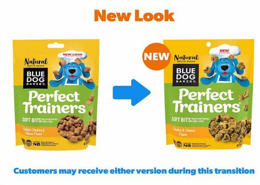 Soft & Chewy Treats * | Blue Dog Bakery Perfect Trainers Grilled Chicken & Cheese Dog Treats Clearance