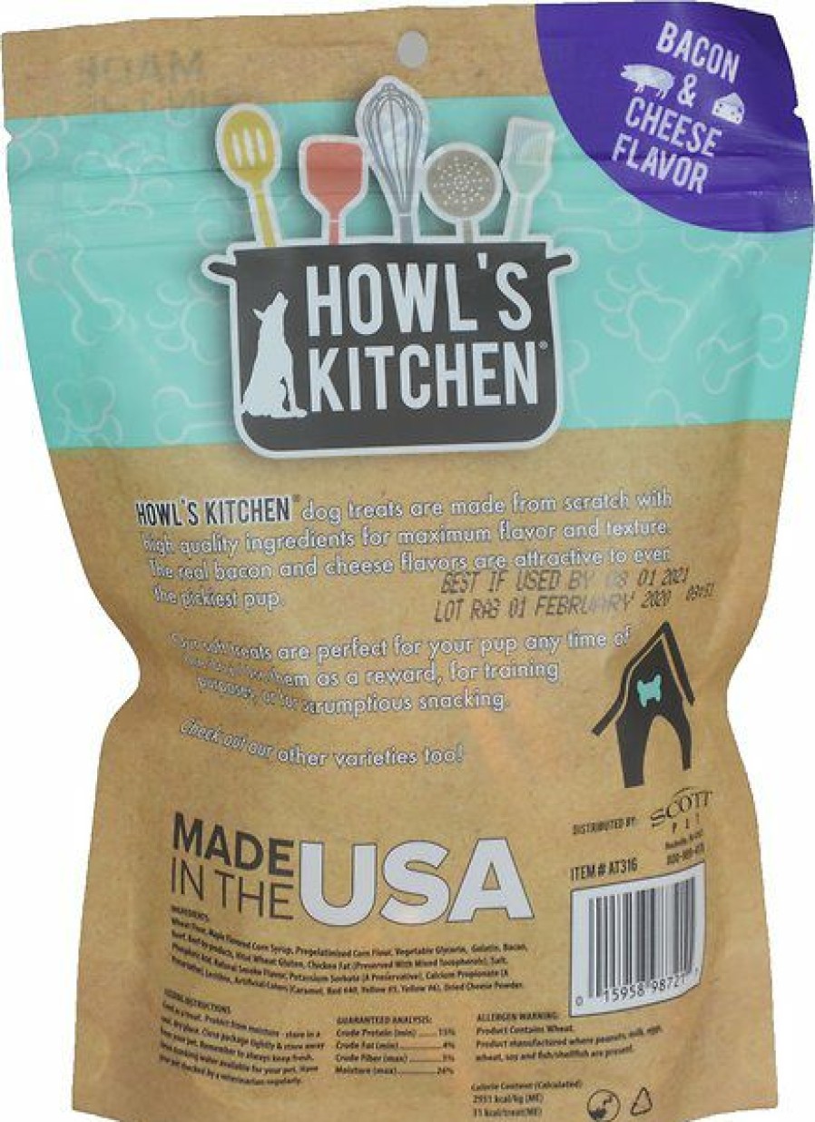 Soft & Chewy Treats * | Howl'S Kitchen Meaty Strips Bacon & Cheese Flavor Dog Treats, 6-Oz Clearance