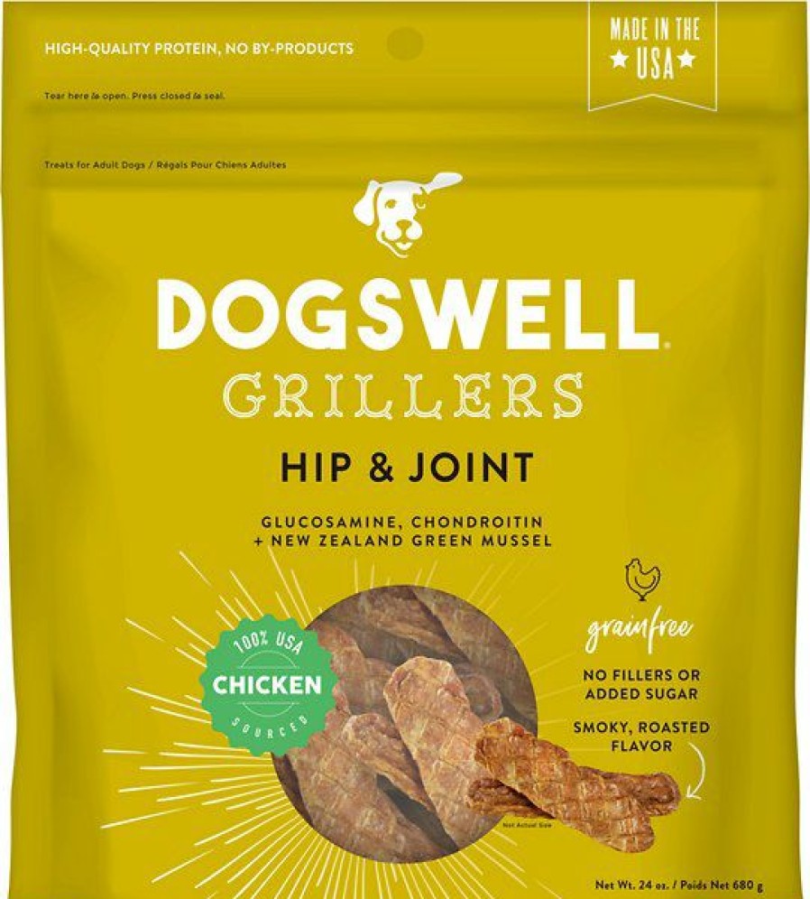 Soft & Chewy Treats * | Dogswell Grillers Hip & Joint Chicken Recipe Grain-Free Dog Treats Online