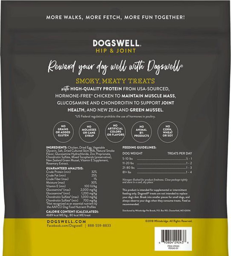 Soft & Chewy Treats * | Dogswell Grillers Hip & Joint Chicken Recipe Grain-Free Dog Treats Online