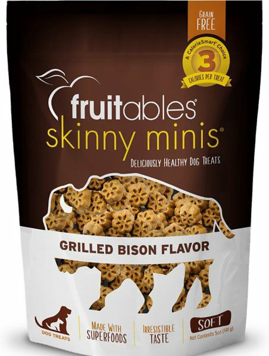 Soft & Chewy Treats * | Fruitables Skinny Minis Grilled Bison Flavor Soft & Chewy Dog Treats Outlet