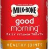 Soft & Chewy Treats * | Milk-Bone Good Morning Healthy Joints Daily Vitamin Dog Treats, 15-Oz Bottle Online