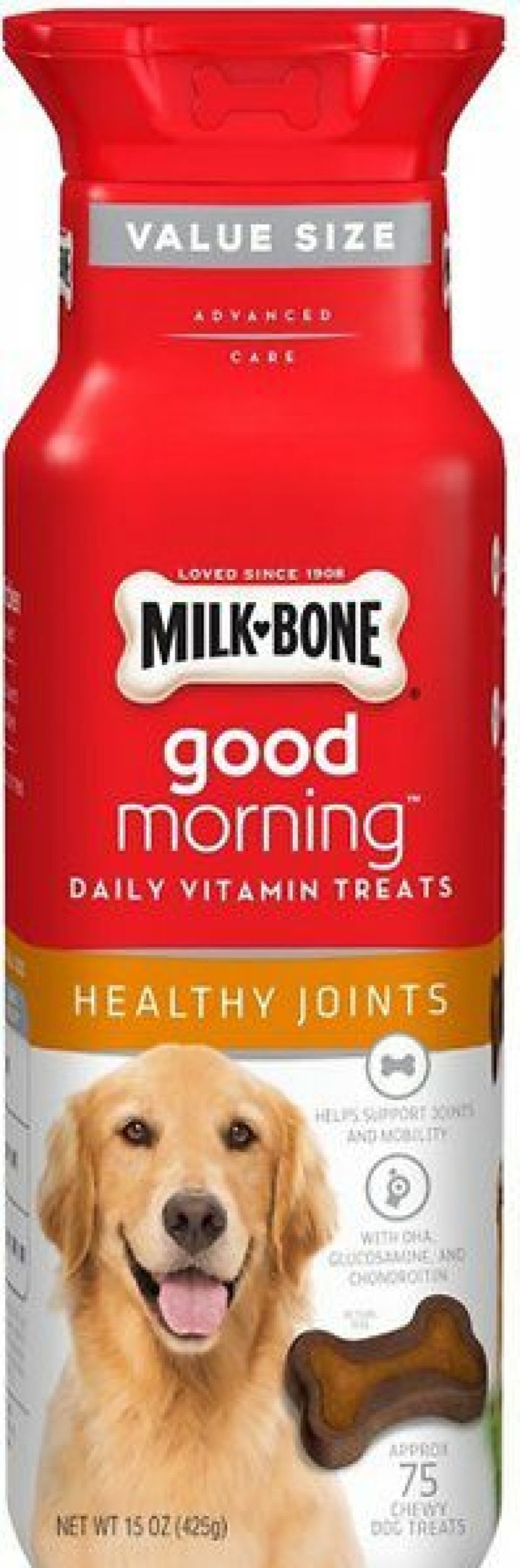 Soft & Chewy Treats * | Milk-Bone Good Morning Healthy Joints Daily Vitamin Dog Treats, 15-Oz Bottle Online